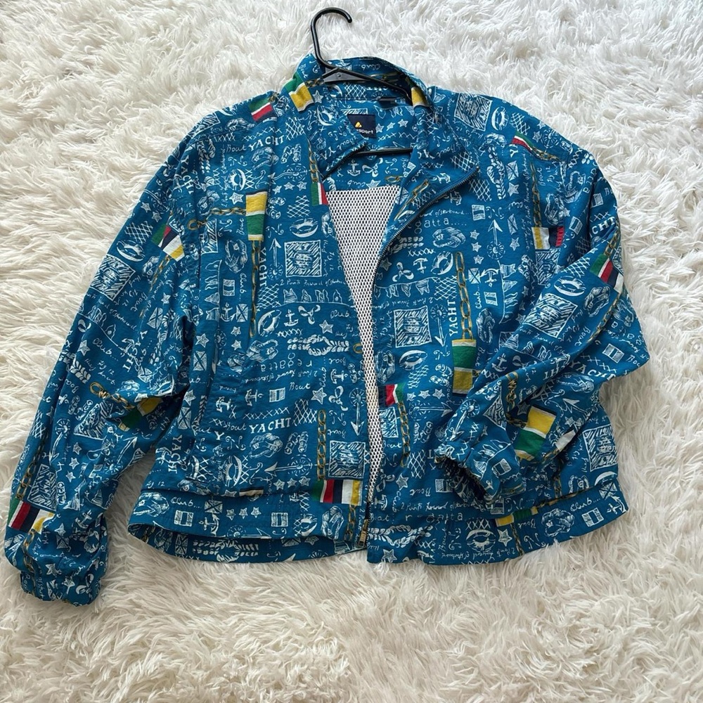 80s nautical windbreaker